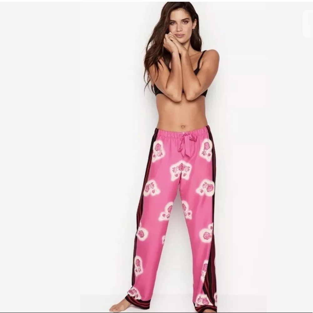Victoria's Secret Lounge Pajama Pants Pink Floral